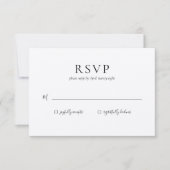 結婚式出欠返信カード 招待状 (正面)