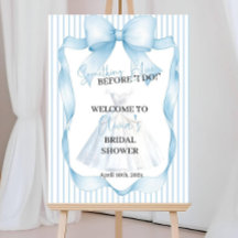 結婚式前に何か青いものを Bridal Shower サイン