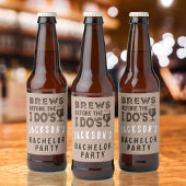 結婚式前の大人の祭典 バチェラーパーティー ビールラベル
