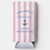 結婚式前の最後のクルーズ・バチェロレッテ・クーラー スリム缶クーラー (正面)