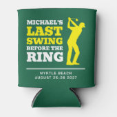 結婚式前の最後のスイング バチェラー クーラー (正面)