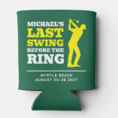 結婚式前の最後のスイング バチェラー クーラー (裏面)