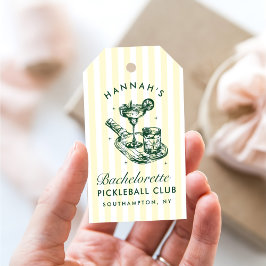 結婚式前の最後のスイング ピックルボール バチェロレッテ ウィークエンド ギフトタグ