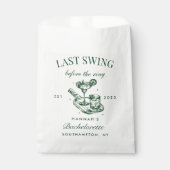 結婚式前の最後のスイング ピックルボール バチェロレッテ ウィークエンド フェイバーバッグ (正面)