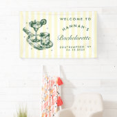 結婚式前の最後のスイング ピックルボール バッハ ウィークエンド 横断幕 (インサイチュ)