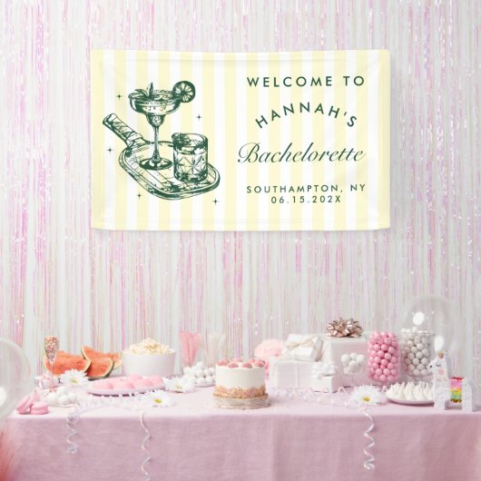 結婚式前の最後のスイング ピックルボール バッハ ウィークエンド 横断幕 (パーティー)