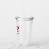 結婚式前の最後のスイング 野球 花嫁の最後の夜 アクリルタンブラー (左)