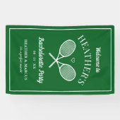 結婚式前の最後のスウィング テニス ブライズ 横断幕 (横)