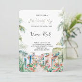 結婚式前の最後の祭り 独身最後の夜 バチェロレッテパーティ 招待状 (スタンド正面)