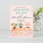 結婚式前の最後の祭り 独身最後の夜 バチェロレッテパーティ 招待状 (スタンド正面)