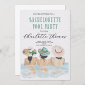 結婚式前の最後の祭典 ブライズゲートパーティ 招待状 (正面/裏面)