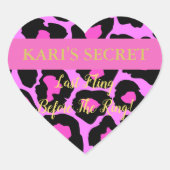 結婚式前の最後の祭典!リングプリンスェスシャワーパーティー ハートシール (正面)