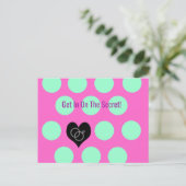 結婚式前の最後の祭典 保存日付 ポストカード (スタンド正面)