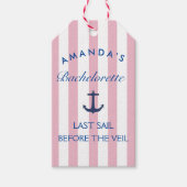 結婚式前の最後の航海 バチェロレッテ ギフトタグ (正面)