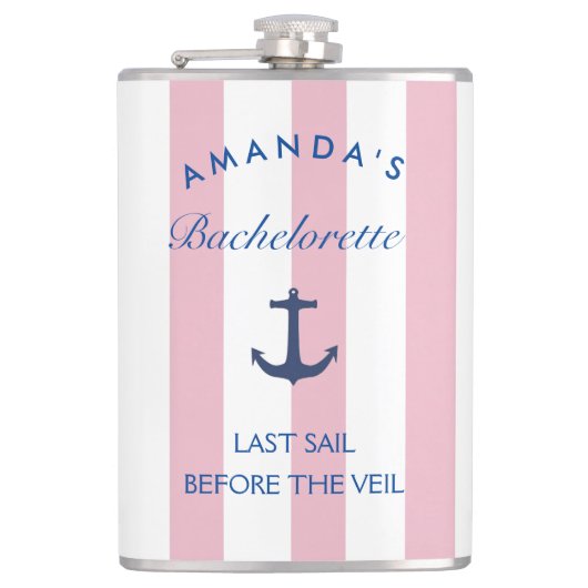 結婚式前の最後の航海 バチェロレッテ フラスコ フラスク (正面)
