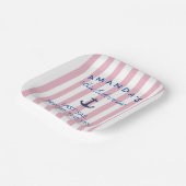 結婚式前の最後の航海 バチェロレッテ ペーパープレート (傾斜あり)