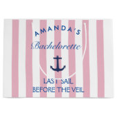 結婚式前の最後の航海 ヴェールの前の最後の航海 ブライズゲット バッグ ラージペーパーバッグ (正面)