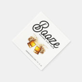 結婚式前の最後の飲み会パーティー スタンダードカクテルナプキン (角)