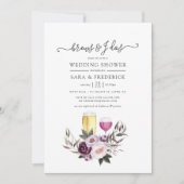 結婚式前の濃厚な花のひととき 招待状 (正面)