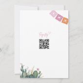 結婚式前シャワー招待状 招待状 (裏面)