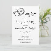 結婚式前パーティーのサプライズ招待状 招待状 (スタンド正面)