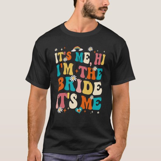 結婚式前パーティー 婚約 面白い 私は…だよ Tシャツ (正面)