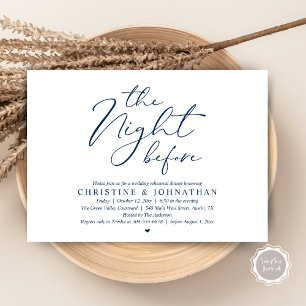 結婚式前夜のロマンチックディナー 招待状
