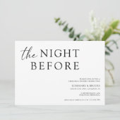 結婚式前夜の食事会招待状 招待状 (スタンド正面)