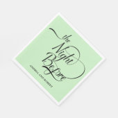 結婚式前夜の食事会 スタンダードランチョンナプキン (角)