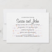 結婚式前後のカップルシャワー招待状 - キッチン 招待状 (裏面)