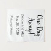 結婚式前日リハーサルディナー看板 タペストリー (正面(横))