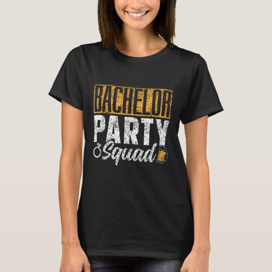 結婚式前最後の夜のチーム Tシャツ (正面)