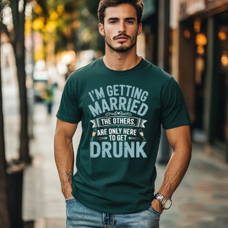 結婚式前最後の男祭り ドリンク チーム 花婿 デザイン Tシャツ