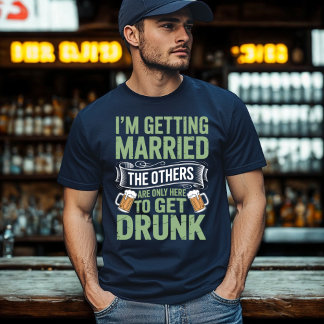 結婚式前最後の男祭り ドリンク チーム 花婿 デザイン Tシャツ