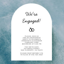 結婚式前祝賀会 黒白カード