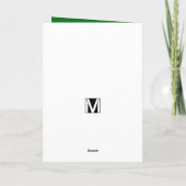 結婚式均等日挨拶状 カード (裏面)