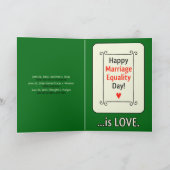 結婚式均等日挨拶状 カード (内部)