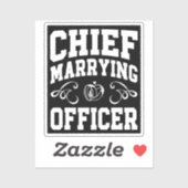 結婚式執行者 - 結婚式の司会者デザイン シール (シート)