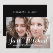 結婚式報告カード Editable Color 結婚式お知らせ サンキューカード (正面/裏面)