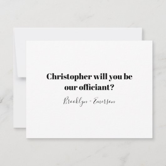 結婚式場に婚姻届を提出する際の案内 招待状 (裏面)