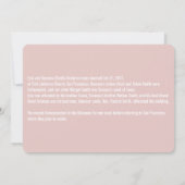 結婚式場のご案内 - シンプル 案内状 (裏面)