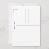 結婚式場の案内カード - ストリングライト 黒板 招待状 (裏面)