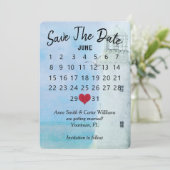 結婚式場の案内 カレンダー 灯台 招待状 (スタンド正面)