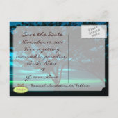 結婚式場の節約日 案内ポストカード (裏面)