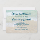 結婚式場の背景 結婚しました ご案内 招待状 (正面)