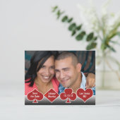 結婚式場を保存 (ラスベガス) フォトアナウンスメント 招待状 (スタンド正面)