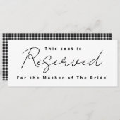 結婚式場予約看板 招待状 (正面/裏面)