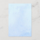 結婚式場情報 - 青い芍薬 エンクロージャーカード (裏面)