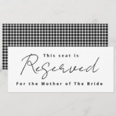 結婚式場確保サイン 招待状 (正面/裏面)