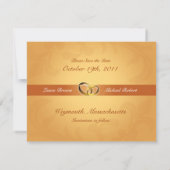 結婚式場2面お知らせ セーブザデート (裏面)